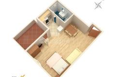 Apartments with sea view Cihorich Apartment 4 – studio foto 1