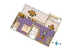 Apartments Parun Apartment 1 – 1. A3+2 foto 5