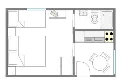 Apartments Martinovka Apartment 2 – A2 (2+1) foto 1