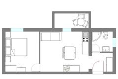 Apartments Martinovka Apartment 4 – A4 (2+2) foto 4