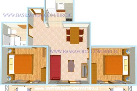 Apartments Bircic Baska Voda Croatia