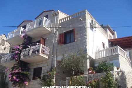 Apartmentts JUJE Island of Brac Croatia