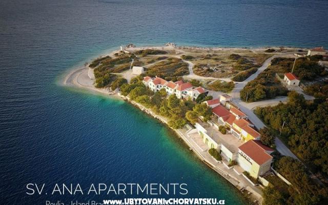 Apartments Sv. Ana – Accommodation Island of Brac Kroatië