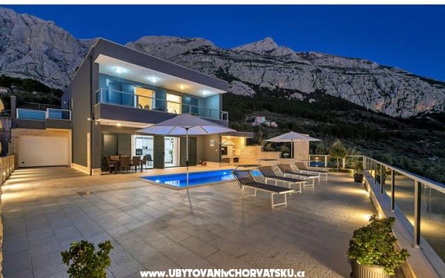 Villa with private Pool – Accommodation Makarska Kroatië