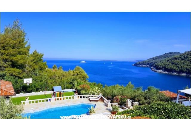 Stone house-Villa Poplat – Accommodation Vela Luka – Korcula Kroatië
