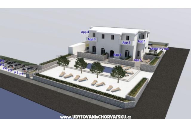Villa Ivanović – Accommodation Island of Vir Kroatië